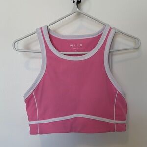 WILO Women's Pink Sports Bra